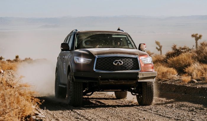 Modifikasi Infiniti QX80 untuk ajang The Rebelle Rally 2020
