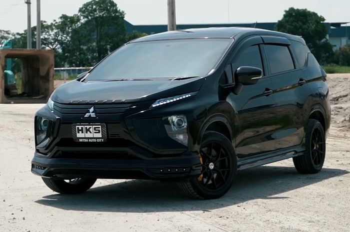 Modifikasi Mitsubishi Xpander garapan HKS Thailand ini sukses tampil sporty