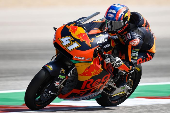 Sesi FP2 Moto2 Prancis menjadi milik pembalap Red Bull KTM, Brad Binder sementara pembalap Indonesia, DImas Ekky ada Peningkatan