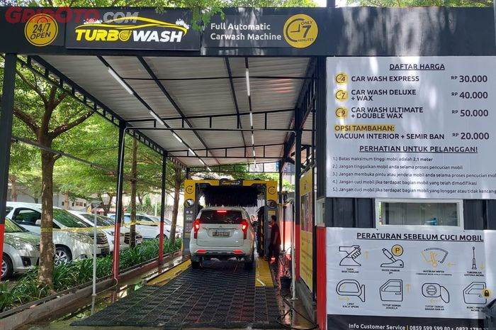 Cuci mobil otomatis Turbowash