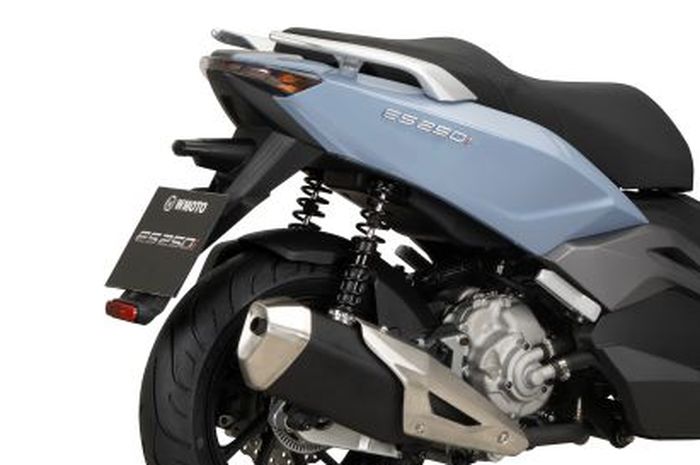 Tampak belakang WMoto ES250i