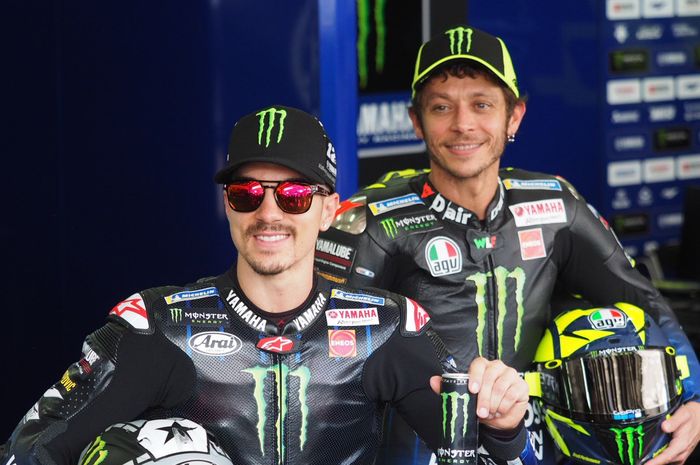 Maverick Vinales dan Valentino Rossi