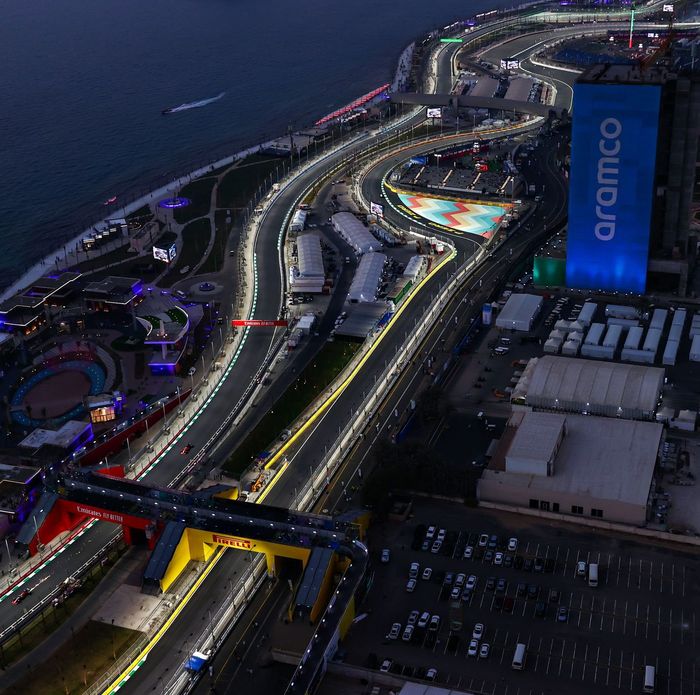 Sirkuit Jedah yang menjadi tempat digelarnya balap F1 Arab Saudi