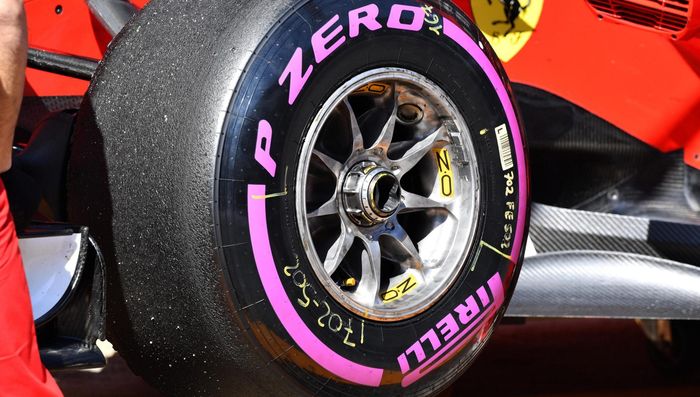 Ban ultrasoft di F1 Amerika akan berwarna pink