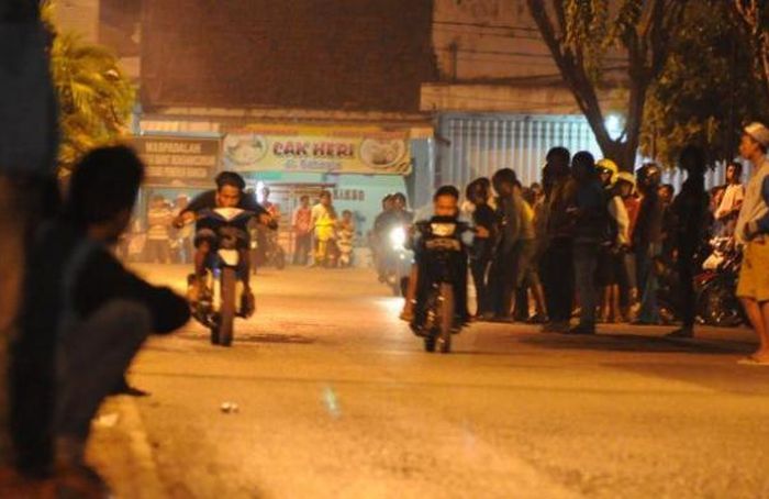 Ilustrasi balap liar