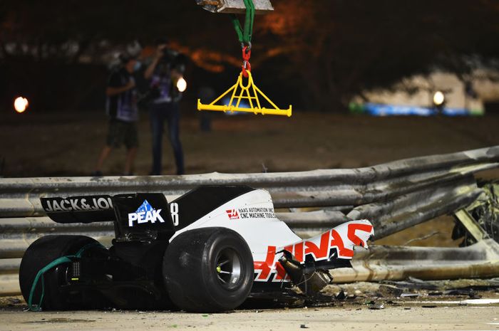 Pembalap F1, Romain Grosjean bisa selamat dari kecelakaan mau pada balapan F1 Bahrain 2020, Ini Rahasianya