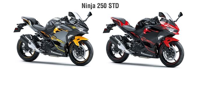 Pilihan warna yangtersedia untuk New Ninja 250 di Malaysia