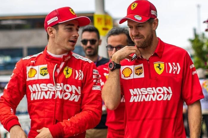 Sebastian Vettel Jalani balapan terakhir bersama tim Ferrari di F1 Abu Dhabi 2020, Begini komentar Charles Leclerc