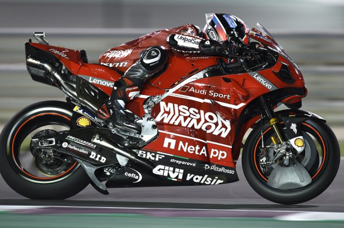 Danilo Petrucci pada hari pertama MotoGP Qatar 2019