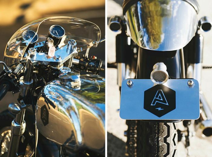 Yamaha SR500 custom manxy racer dari Addiction Customs