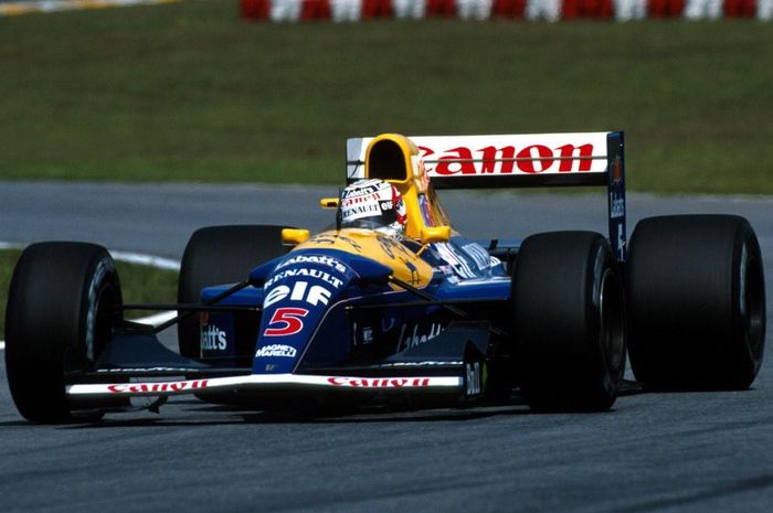 Williams-Renault FW14B, salah satu mobil tim Williams paling kompetitif yang mengantar Nigel Mansell juara dunia F1 1992