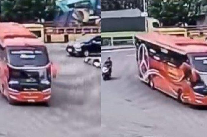 Sebuah video yang memperlihatkan aksi bocah berburu klakson telolet hingga berujung tewas di tempat kejadian akibat terlindas bus menjadi viral di media sosial.  