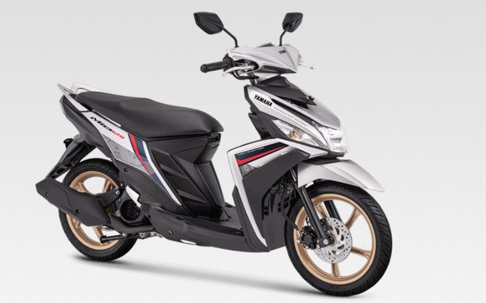 Warna baru Yamaha Mio M3 tipe AKS SSS, Awesome Silver