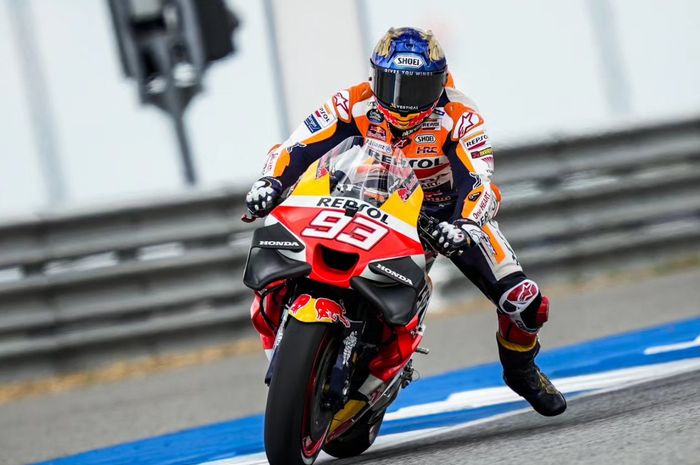 Marc Marquez langsung minder ditanya soal rekor Valentino Rossi