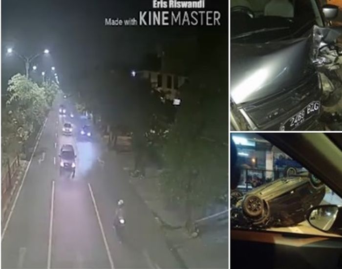 Postingan lain, insiden tabrakan melibatkan Suzuki Ignis dengan Ertiga