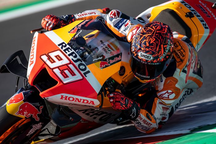 Marc Marquez mengaku puas bisa melewati tes MotoGP Misano pada hari pertama, 6 September 2022