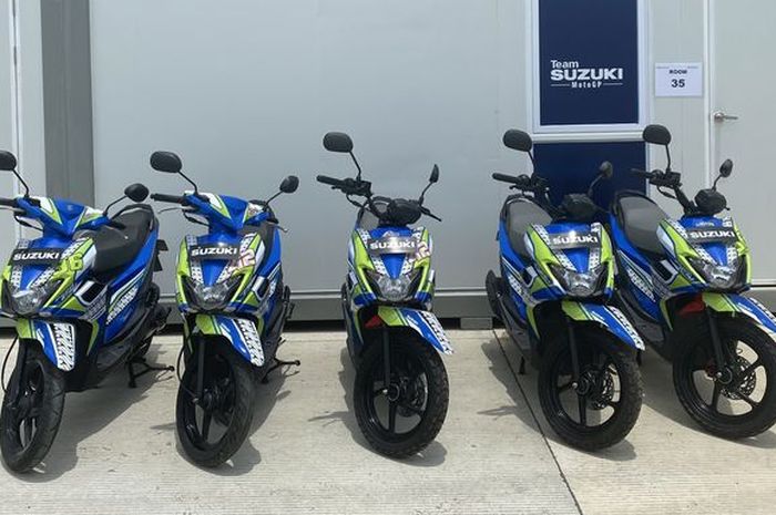 Suzuki NEX Series jadi motor paddock tim Suzuki Ecstar MotoGP