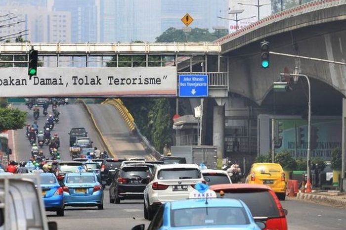 Kondisi jalanan di DKI Jakarta