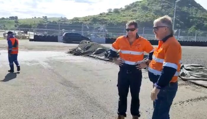 Setting Cold Milling Machine pengelupasan aspal Sirkuit Mandalika