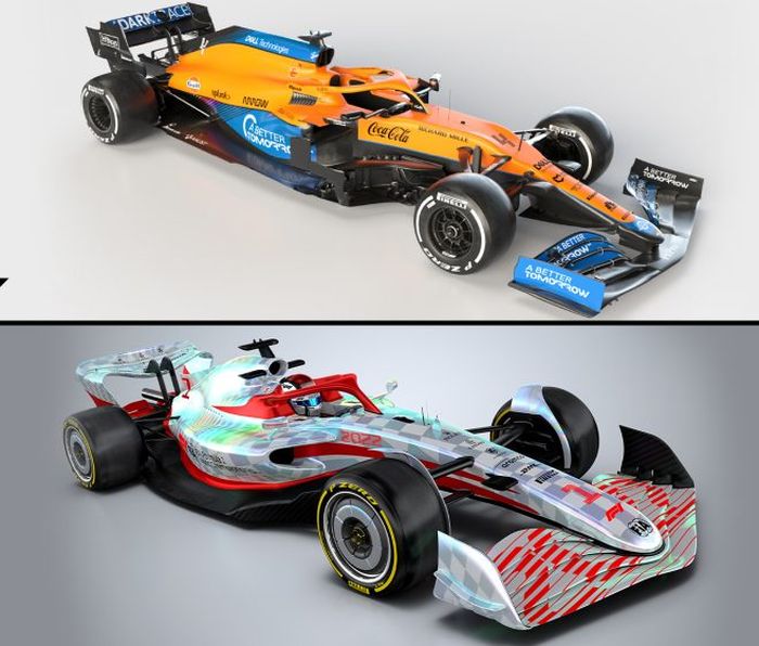 Berat mobil F1 2022 vs mobil F1 2021