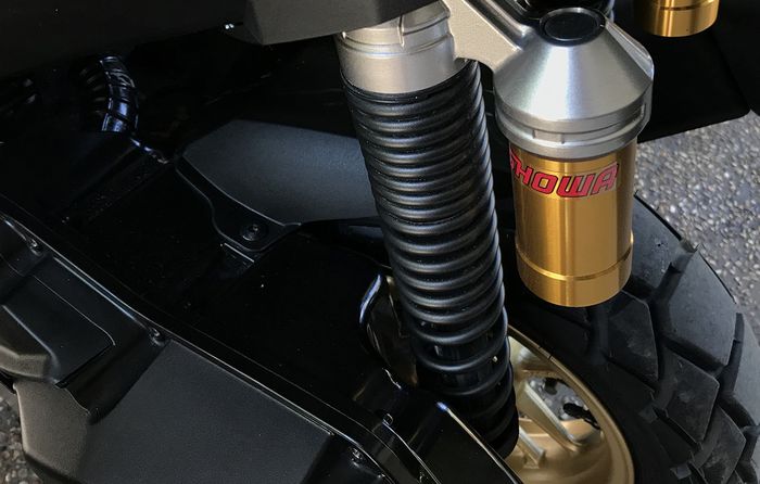 Ilustrasi sokbreker belakang Honda ADV 150