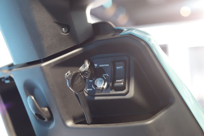 Honda ICON e: masih menggunakan kunci konvensional, lengkap dengan magnetic key shutter