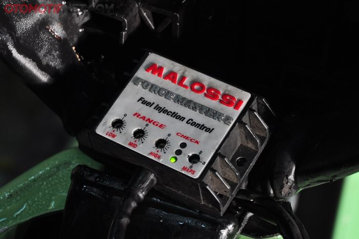 Piggyback Malossi dipercaya untuk mengelabui manajemen mesin yang tak standar lagi