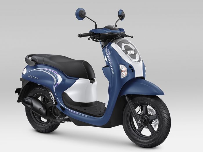 Warna Honda Scoopy varian Fashion Blue dan Fashion Brown