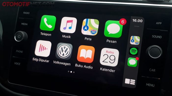 VW Tiguan Allspace dilengkapi fitur Apple CarPlay