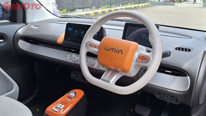 Perpaduan Interior Changan Lumin dengan warna yang lebih atraktif 
