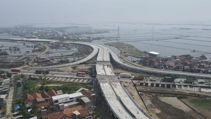 Proyek Jalan Tol Semarang-Demak di Jawa Tengah terus dikebut Kementerian PUPR.