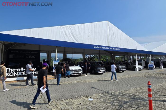 Hyundai gelar mini motor show di lokasi wisata Taman Budaya Bukit Sentul, Bogor selama long weekend ini (15-18/6/2024)