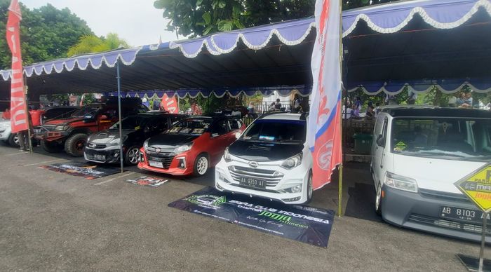 Mobil-mobil komunitas di Daihatsu sahabat Jogja 2022