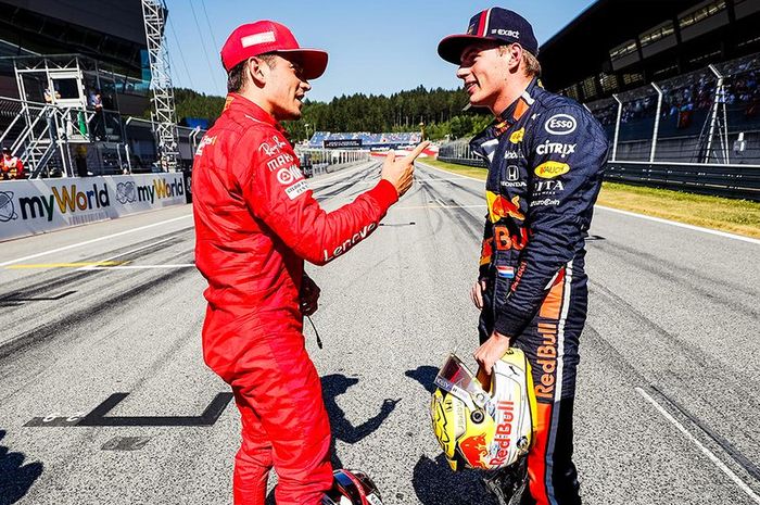 Charles Leclerc dan Max Verstappen, dua pembalap muda yang tengah bersinar di balap F1