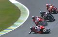 Video Andrea Dovizioso 'Terpeleset' di 'Tikungan Angker' MotoGP Prancis 2018