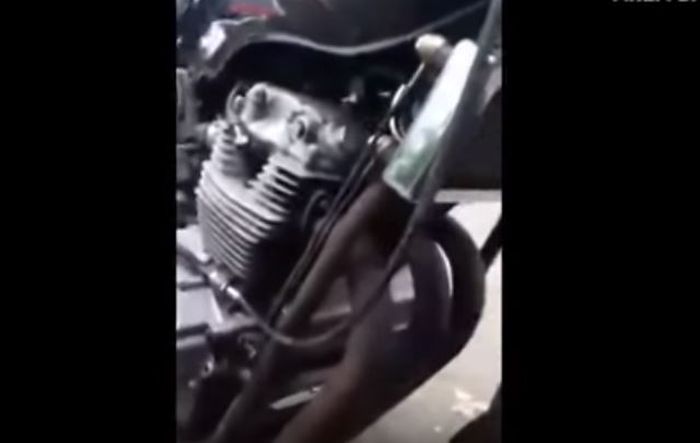 Modifikasi Honda Megapro pakai mesin multi silinder