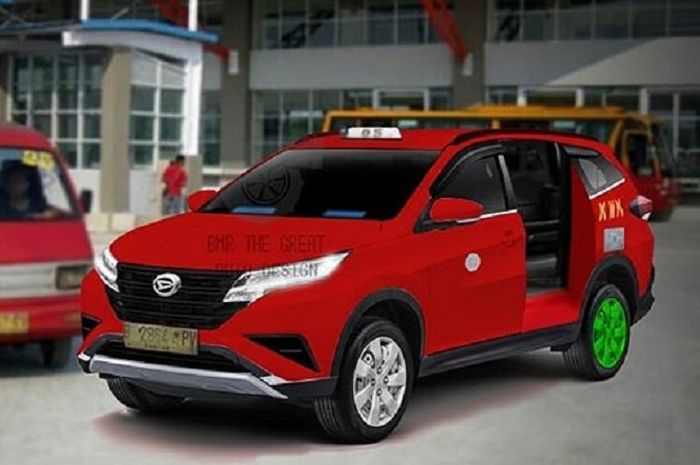 Daihatsu Terios baru versi angkot hasil olah digital