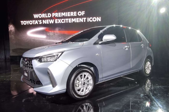 Mobil baru Toyota Agya varian Standard yang masih masuk segmen LCGC.
