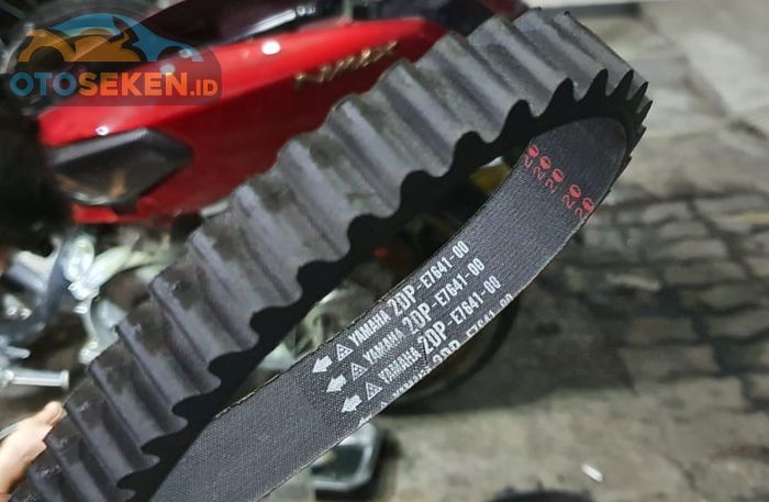 Tips perbaikan motor bekas, ini ciri-ciri v-belt harus diganti