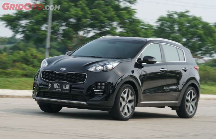 Garis atap Kia Sportage GT Line lebih melandai