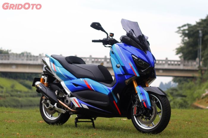 Modifikasi Yamaha XMAX 250 beraliran Daily Racy garapan Ihsan Motoshop