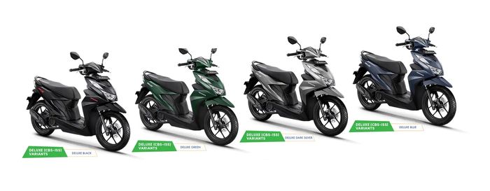 Pilihan warna Honda BeAT CBS ISS Deluxe