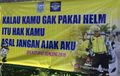 Puluhan Spanduk Kampanye Keselamatan dari Kepolisian Aceh, Gaul Abis Sob