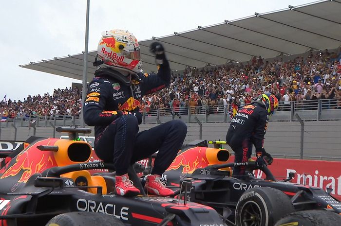 Sempurna. Max Verstappen menang di F1 Prancis setelah start dari pole position dan berhasil mencetak fastest lap