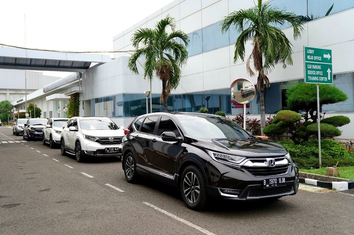 All New Honda CR-V yang digunakan untuk tes Jalan Tol Layang Jakarta-Cikampek