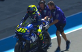 Kecewa..Valentino Rossi Start Dari Baris Ke-3, Faktor Ban Yang Bikin Anjlok