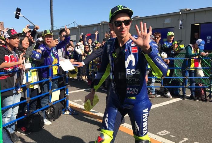 Valentino Rossi beberkan setting M1 di Jepang dan Thailand