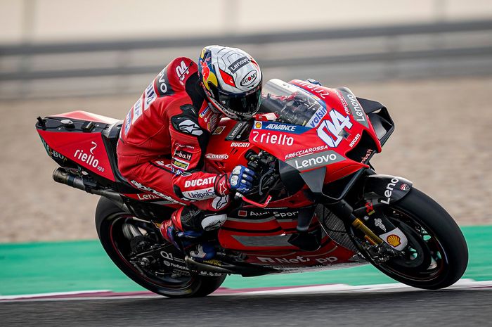 Andrea Dovizioso keluhkan performa motornya di MotoGP Andalusia 2020