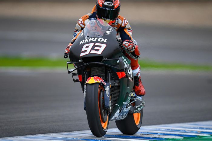 Marc Marquez menjadi yang tercepat, sementara Suzuki menempatkan dua pembalapnya di tiga besar, berikut hasil tes MotoGP Jerez hari kedua