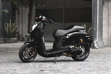 Upgrade Kaki-Kaki Honda Scoopy Karbu Biar Makin Kece, Modalnya ...